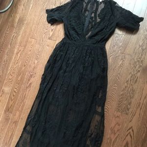 Beautiful black lace dress size M
